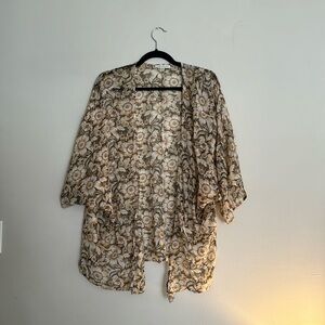 Sunflower flowy cardigan